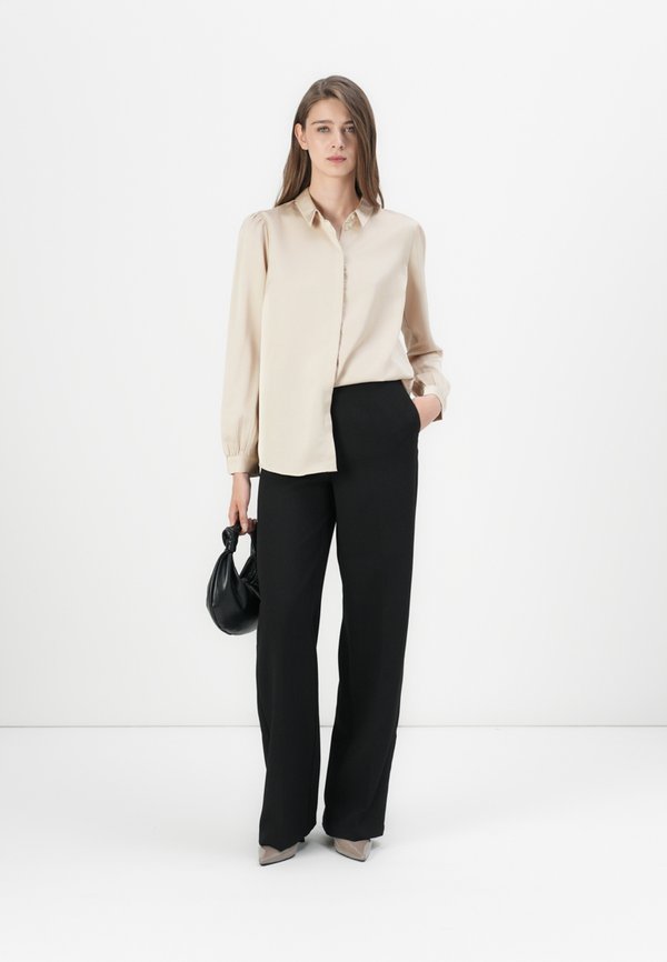 VIELLETTE - Button-down blouse - cement3
