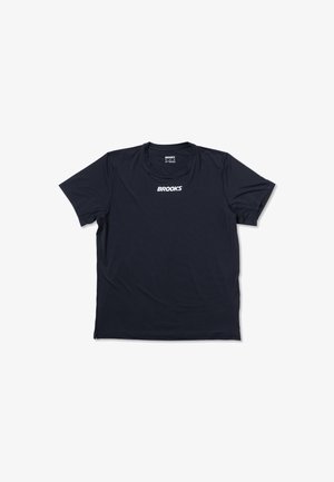 Brooks, DASH COOLING SHORT SLEEVE - Sports T-shirt - black