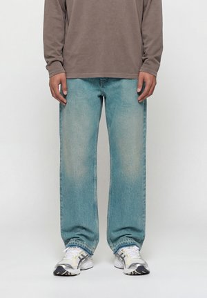 OPEN HEM - Blugi drepți - azure blue