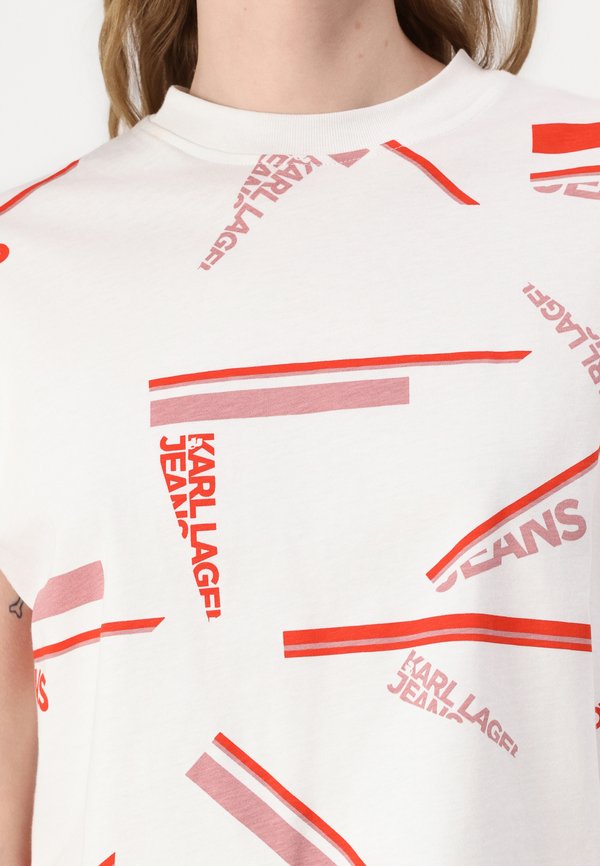 BOXY STRIPE TEE - Print T-shirt2