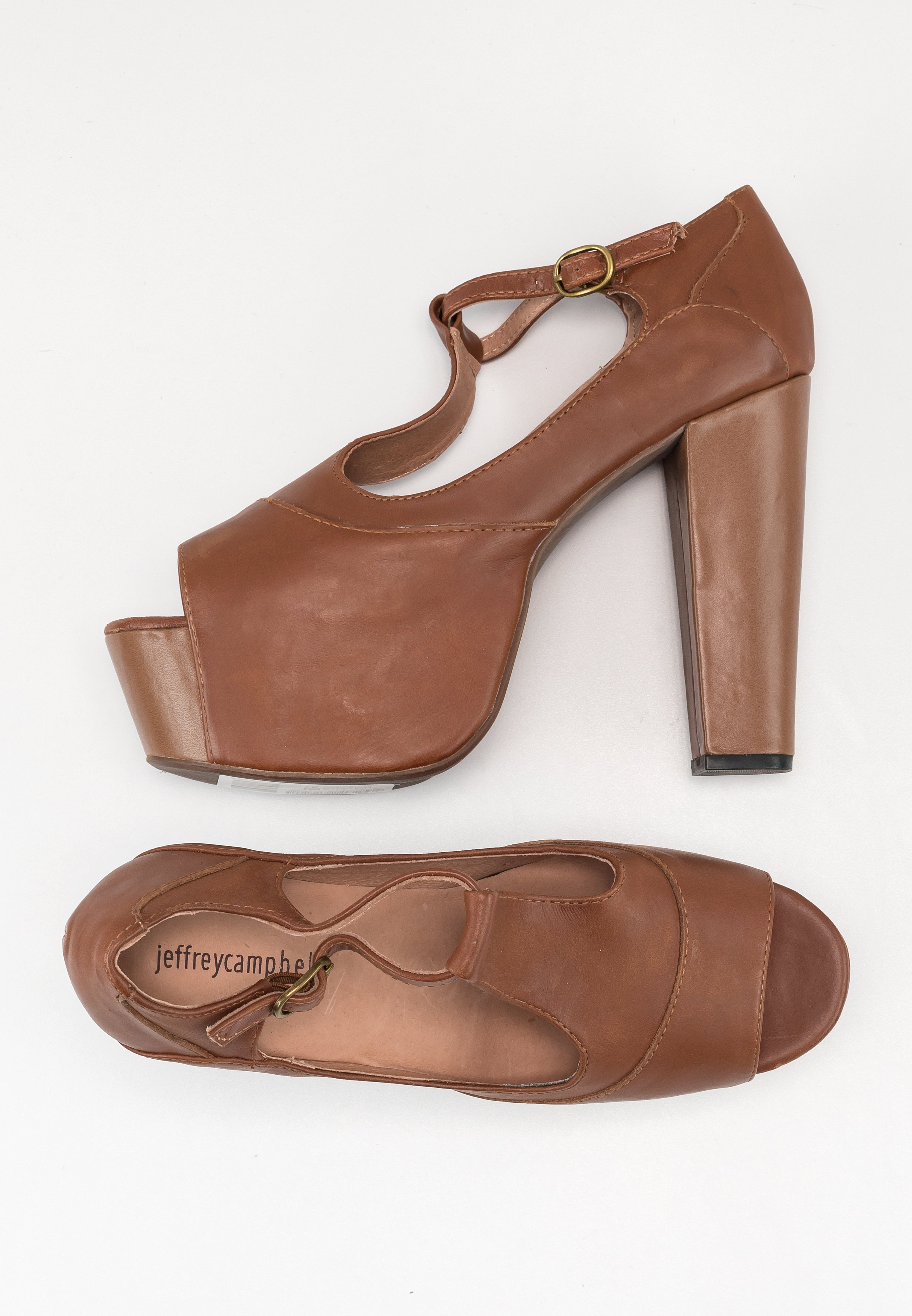 Jeffrey Campbell Hoge hakken - brown/bruin - (Pre-owned) - Zalando.nl