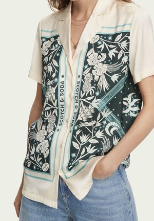 Košilová halenka  - beige