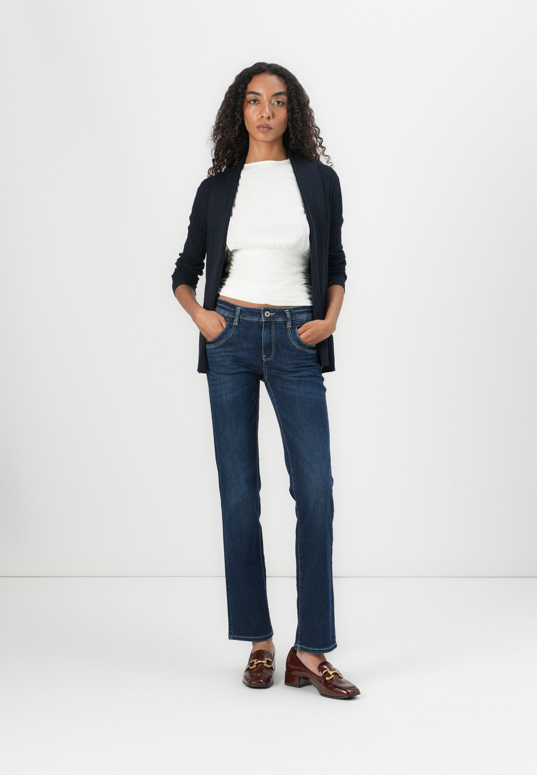 TOMMY TAILOR Alexa Straight Jeans Für Damen – Nachhaltige Denim-Hose In Dark Stone Wash