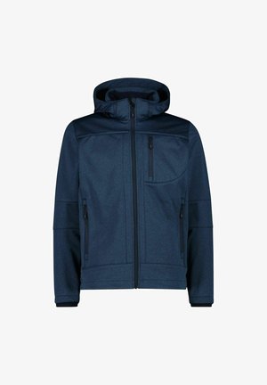 CMP HOOD - Soft shell jacket - rauchblau