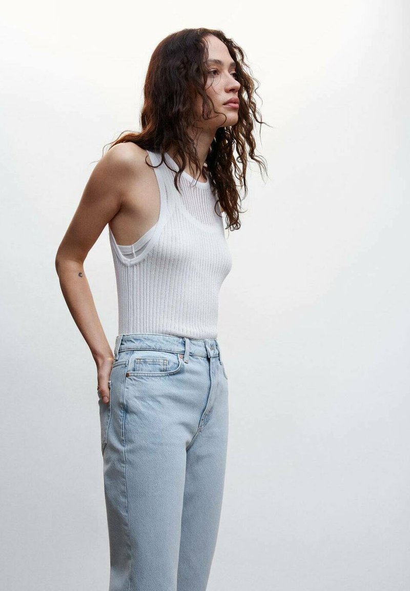 Mango IRENE Jeans Straight Leg bleu clair/hellblau Zalando.at