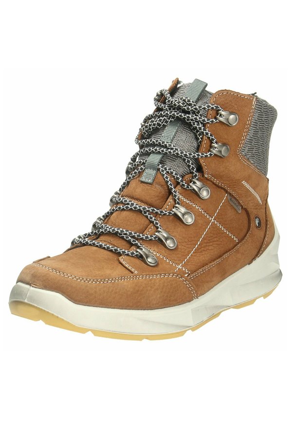 Schnürstiefelette – braun