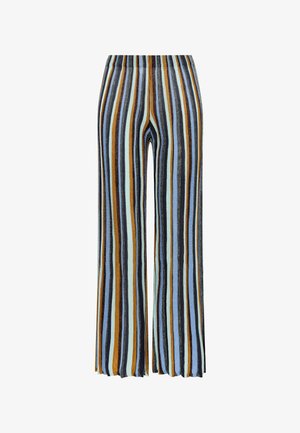 Maliparmi, FLEXAGE STRIPES TROUSERS - Trousers - light blue