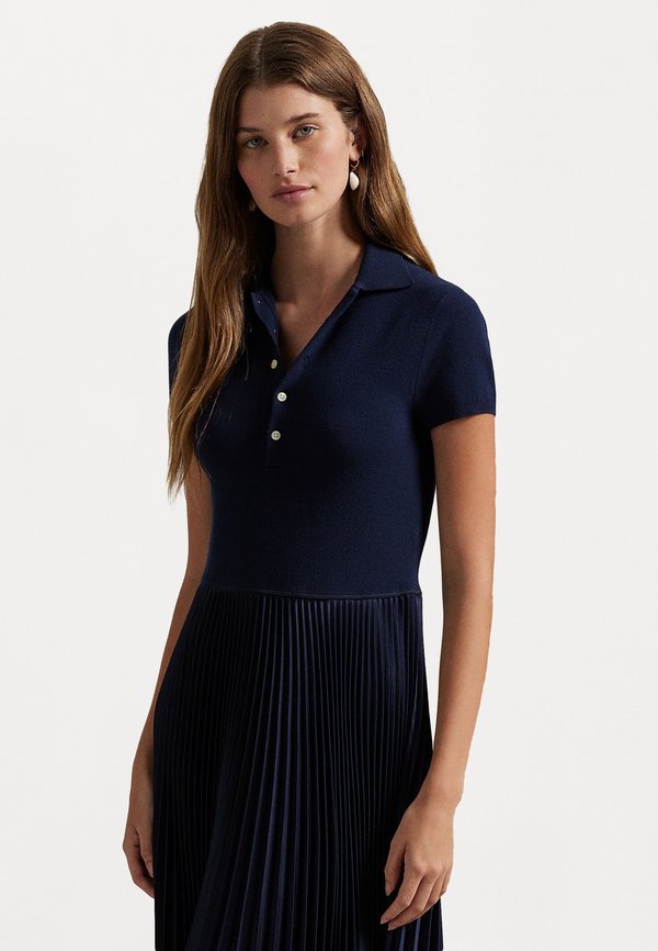 POLO SWEATER BODICE DRESS - Maxi dress