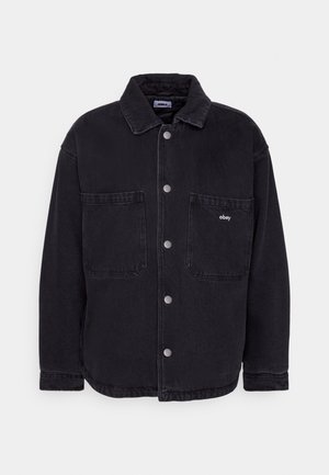 Obey Clothing PAINTERS DENIM JACKET - Jachetă subțire - faded black
