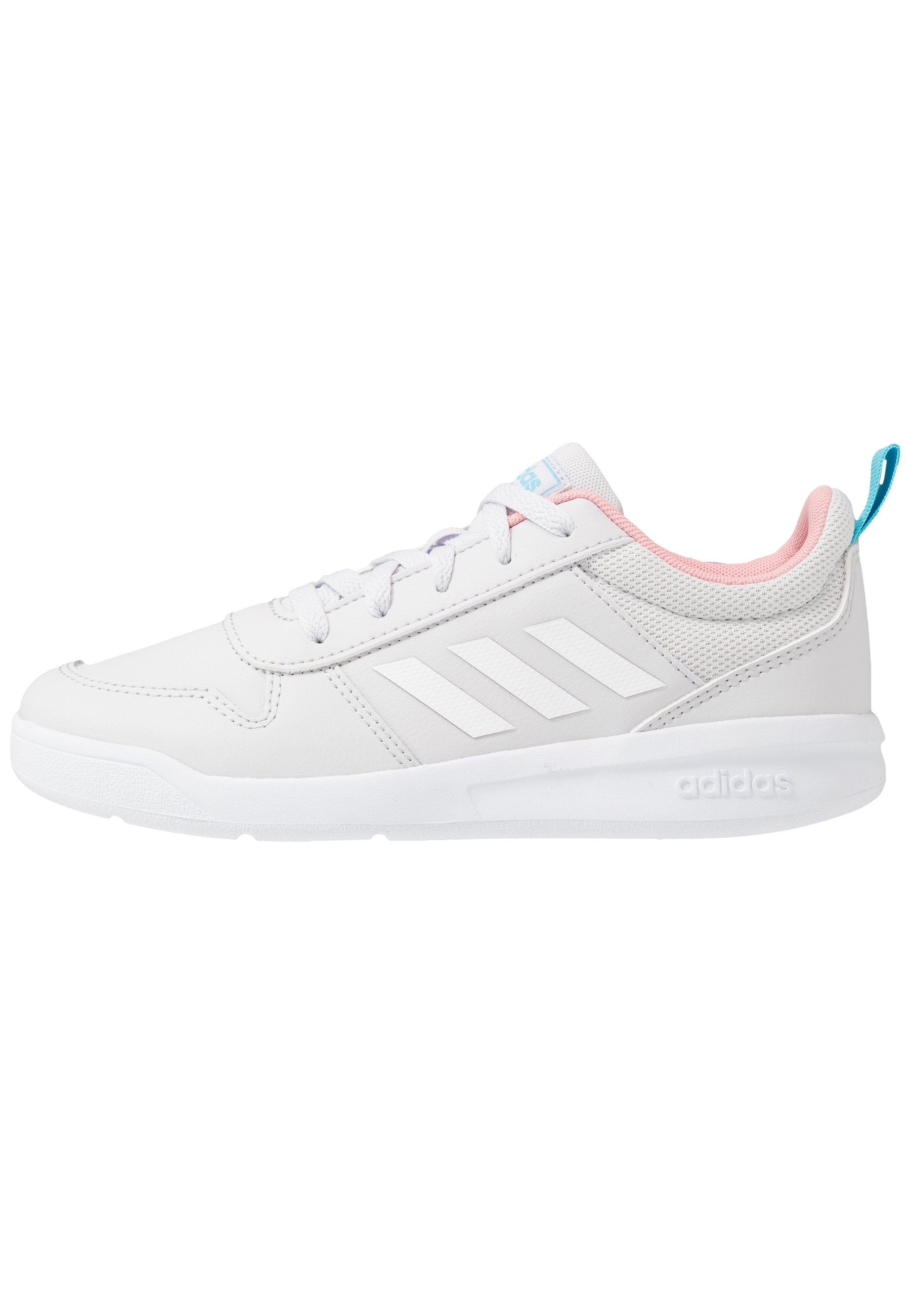 adidas Performance TENSAUR - Sportschoenen - dash grey/footwear white/glow  pink/Lichtgrijs - Zalando.nl