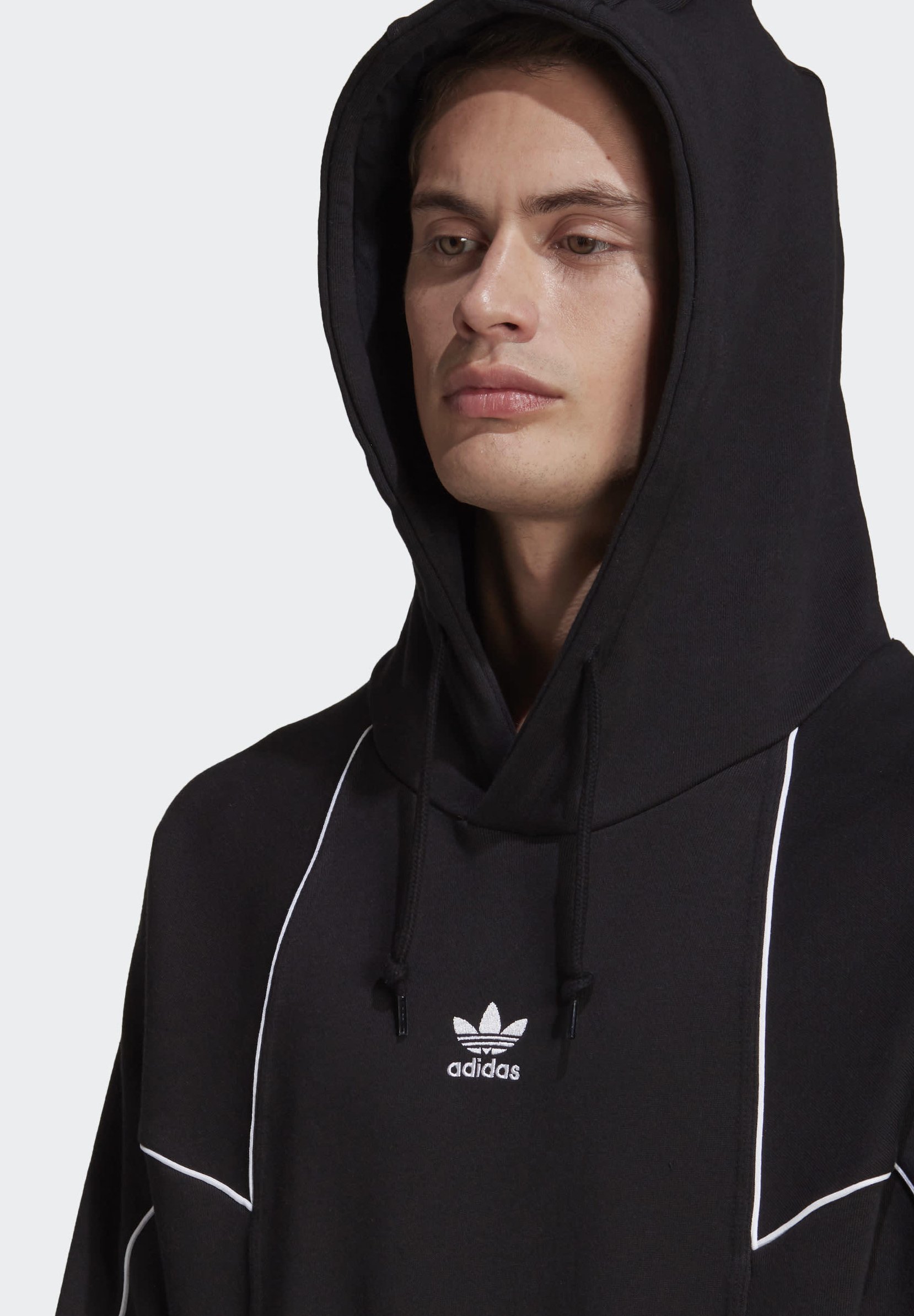 adidas Originals BIG TREFOIL ABSTRACT HOODIE Hoodie adidas Originals BIG TREFOIL HOODIE Hoodie grey Zalando.nl