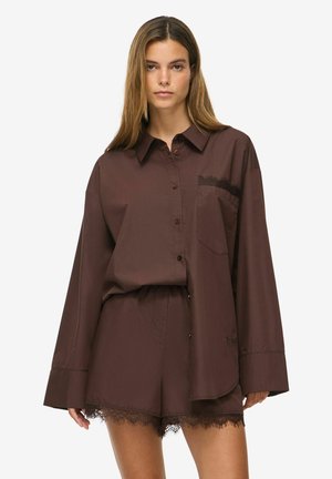 Noisy May SHIRT NMFRIDA - Nööpidega pluus - puce