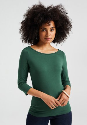 Top s dlouhým rukávem - green