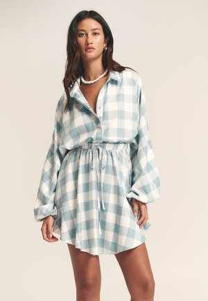 SHAUNA MINI - Shirt dress - mineral check