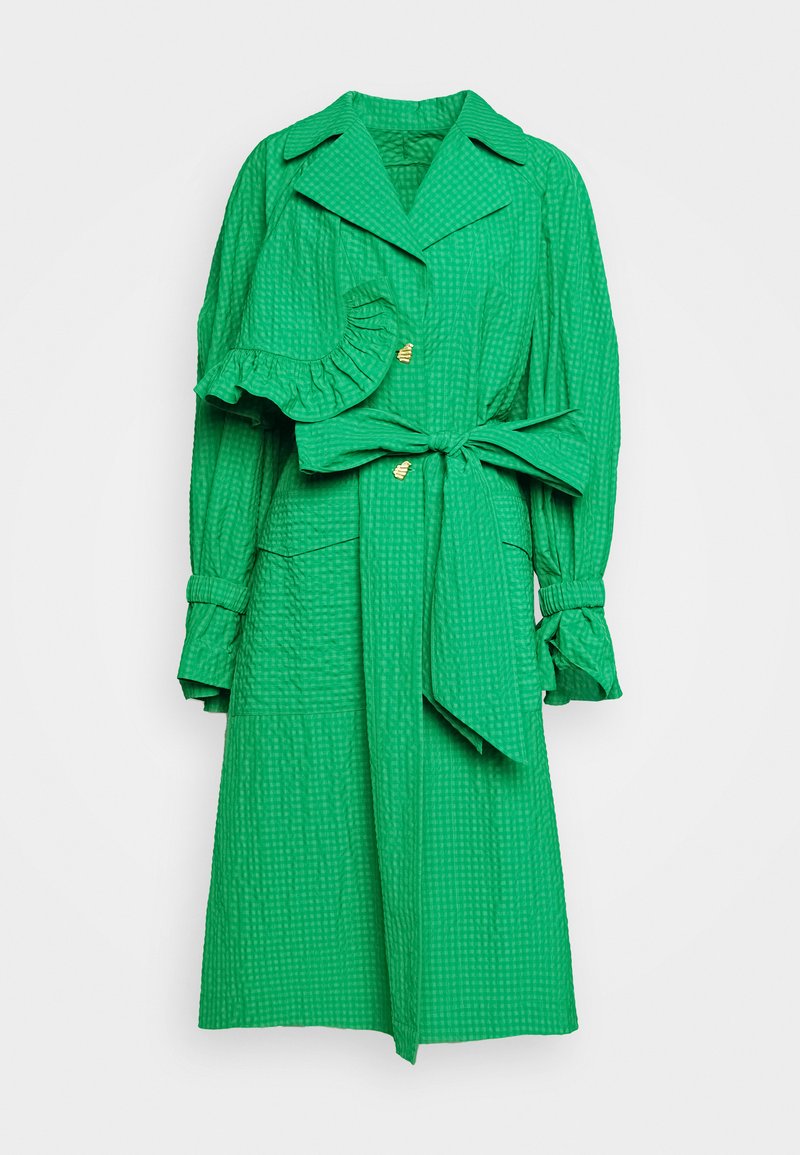 Brogger Trenchcoat groen