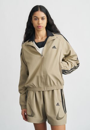 TEAMGEIST - Jachetă subțire - black/blanch brown