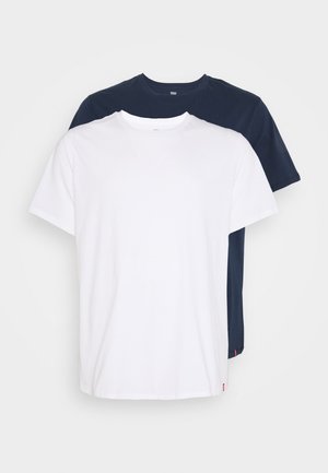 BIG TEE 2 PACK - T-shirt basic - white/dress blues
