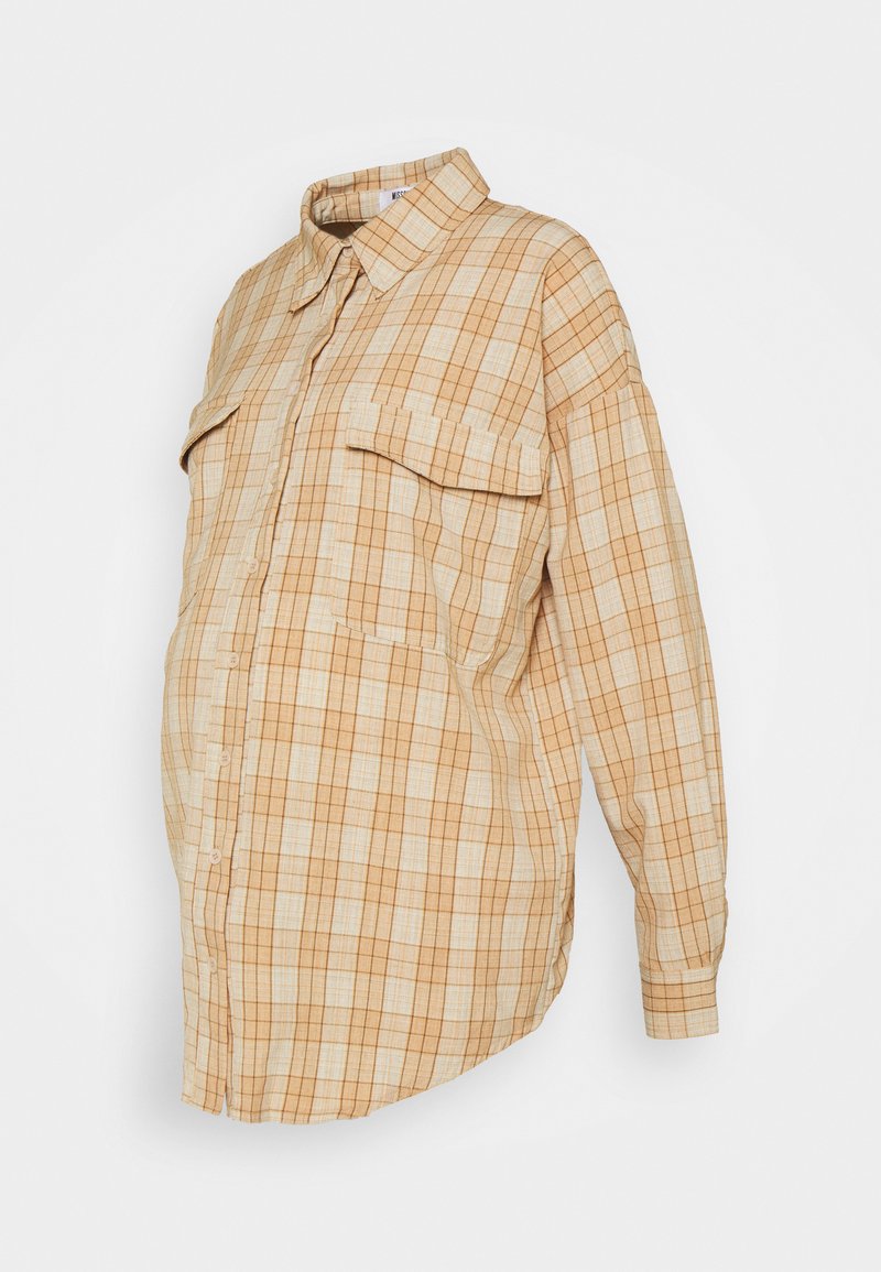 Missguided Maternity Overhemdblouse crème