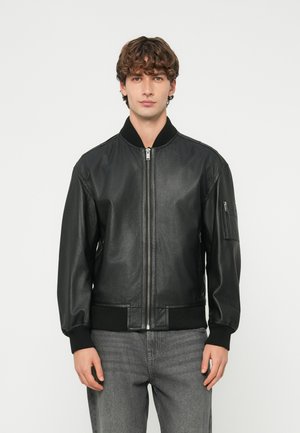 JAKRI - Læderjakker - black