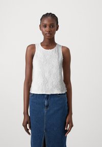 Vero Moda VMJUNE DETAIL - Top - snow white