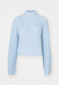 NMTESSA HIGH NECK - Strikkegenser - blue