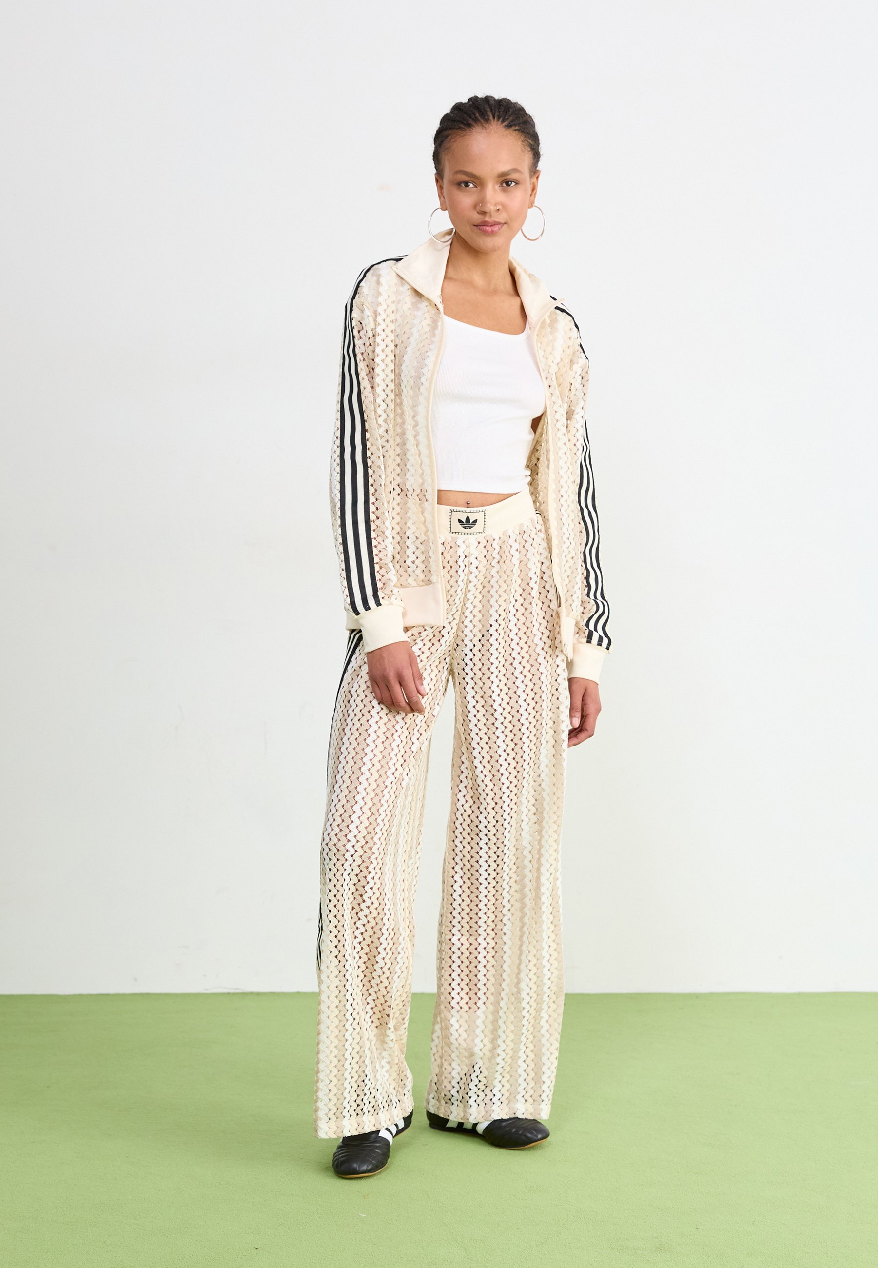 アディダスオリジナルス mesh NYLON SET UP pants top adidas パンツ ファッション サイドメッシュ ジップパンツ