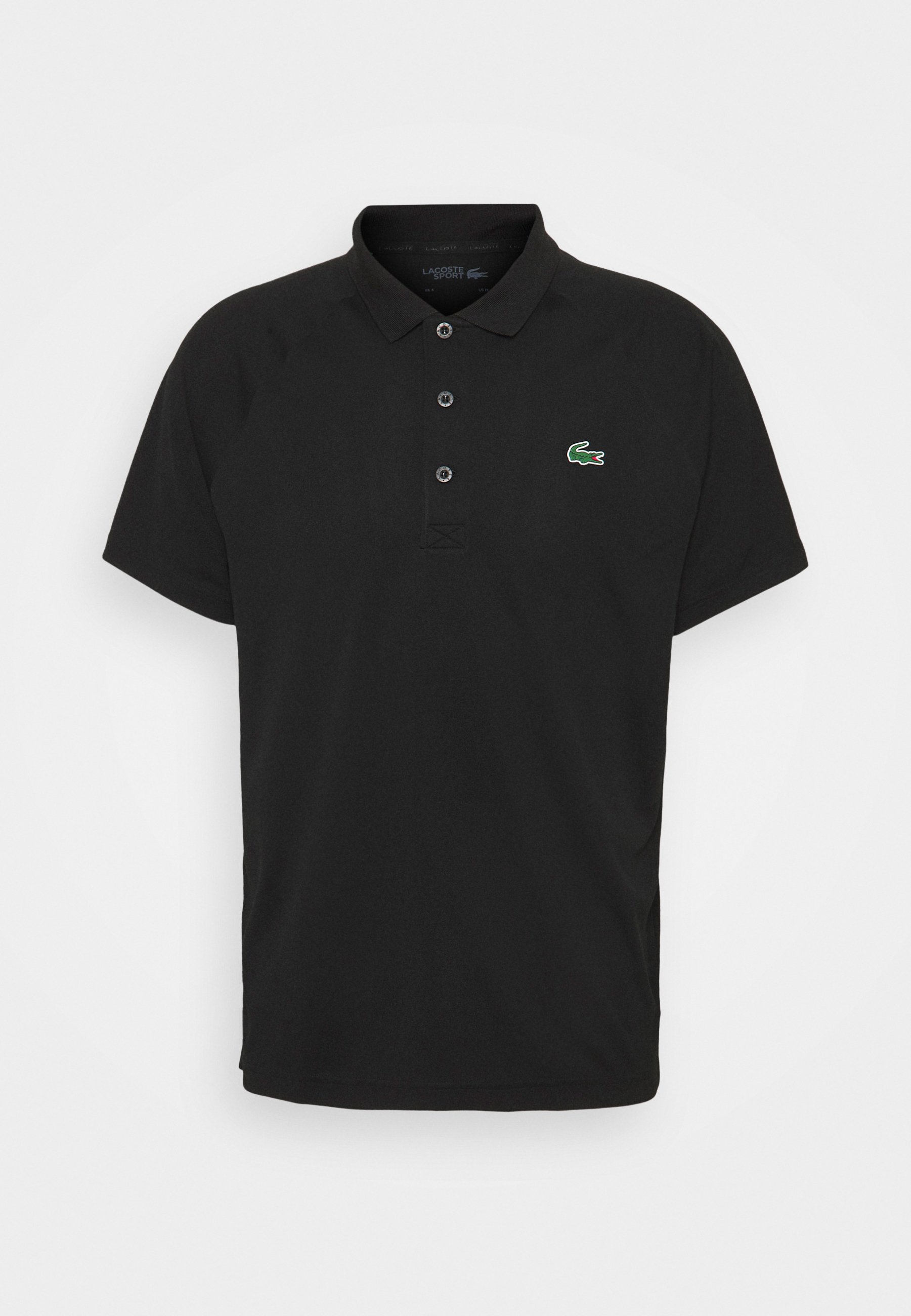 lacoste black polo t shirt