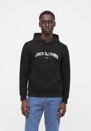 Jack & Jones, JJAVERY HOOD - Mikina s kapucňou - black