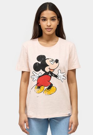 MICKEY  - Nyomott mintás póló - pink