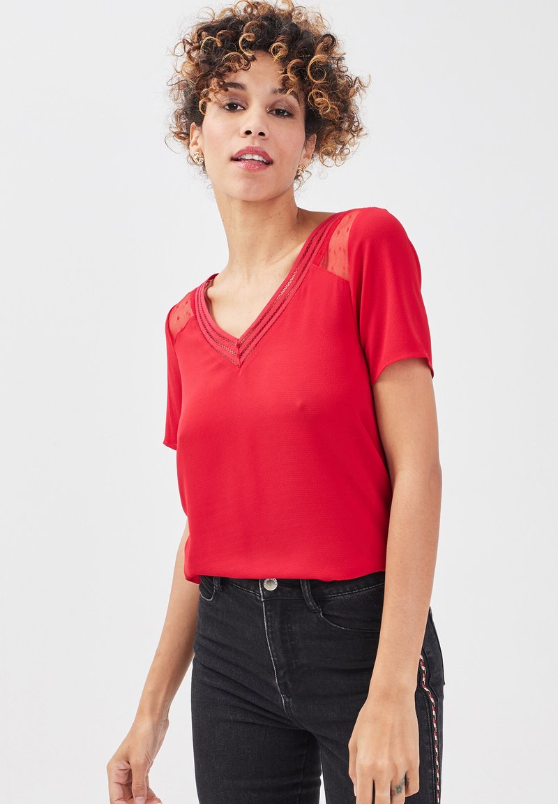 Cache Cache T-shirt imprimé - rouge/rouge foncé - ZALANDO.FR