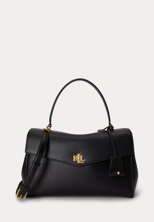 Lauren Ralph Lauren, FARRAH SOFT-SATCHEL-MEDIUM, czarny
