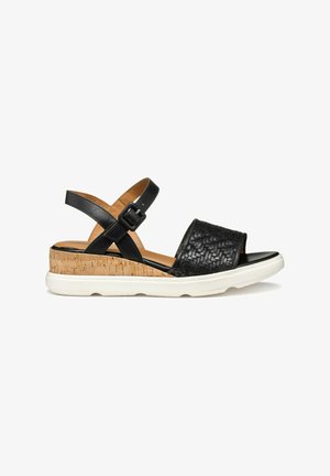 Geox, PISA - Sandali con plateau - black