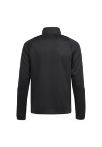 Melns, ar garām piedurknēm, pulovers ar augstu apkakli. Gluda tekstūra un pieguļošs dizains. Iespējami raglanu piedurknes un taisna apakšmala.