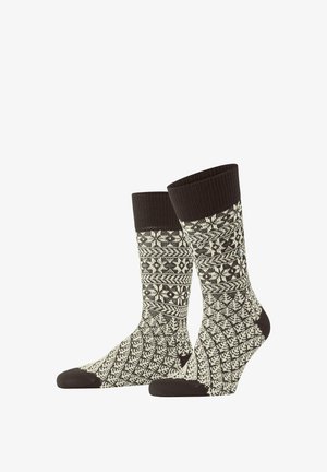 Burlington, X-MAS SOCKEN - Socken - dark brown