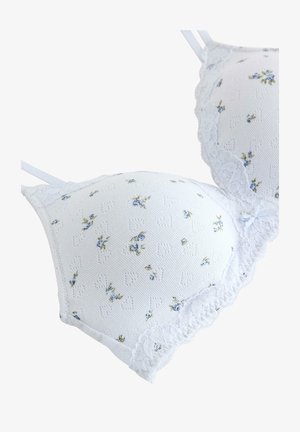 Lindex, BRA PETITE HEART POINTELLE - Trekants-bh'er - light blue