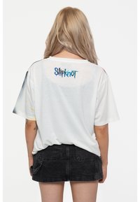 Paradiso Clothing SLIPKNOT ADDERALL FACE INVERTED SUBLIMATION DYE  - Print T-shirt - white