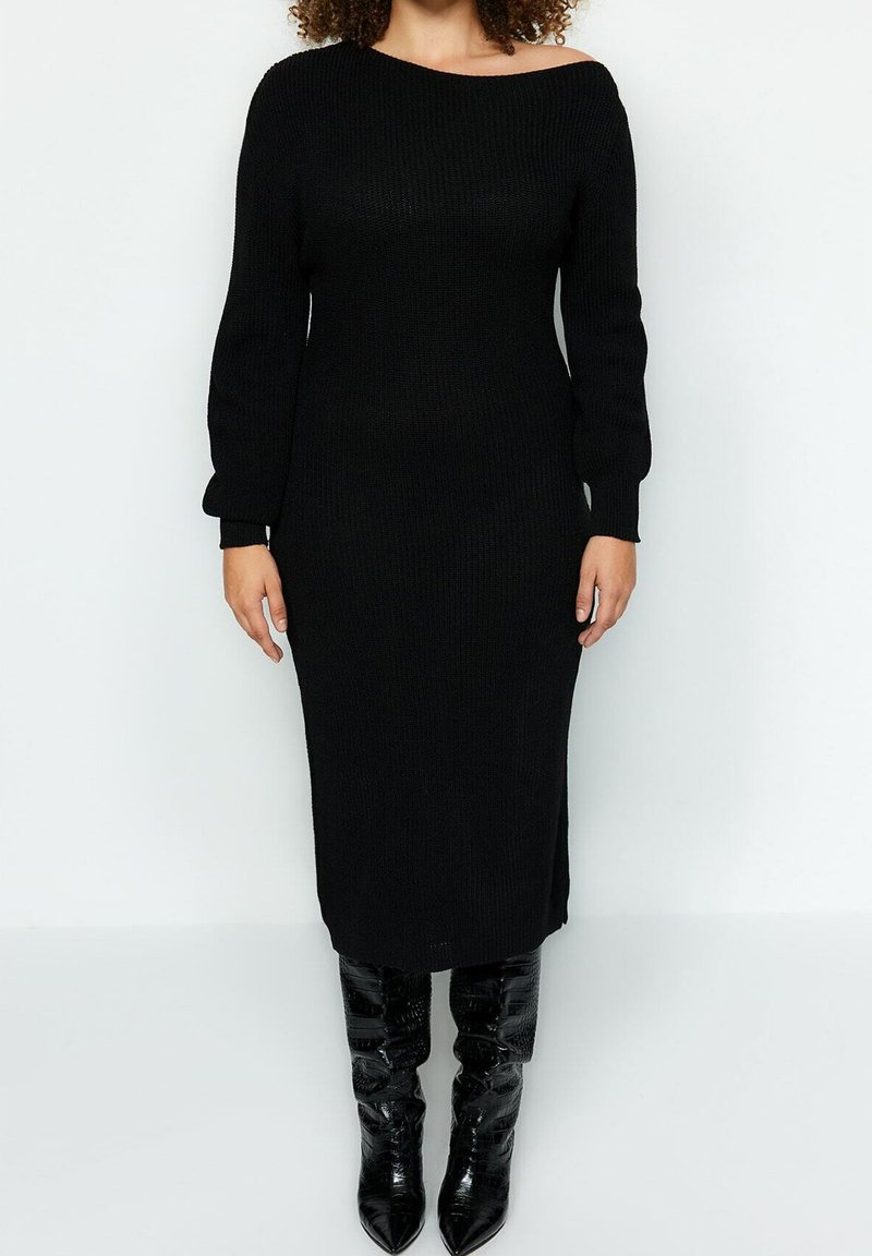 Trendyol Curve Jumper dress black Zalando.ie