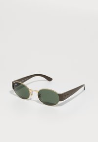 UNISEX - Γυαλιά ηλίου - gold-coloured/green