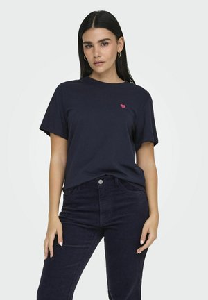 JDY JDYPISA - T-shirt imprimé - sky captain