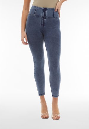 WR.UP® DENIM PUSH-UP - Housut - denim blu scuro-blue seams