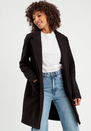 Cache Cache WEITE BOUCLÉ - Manteau classique - noir