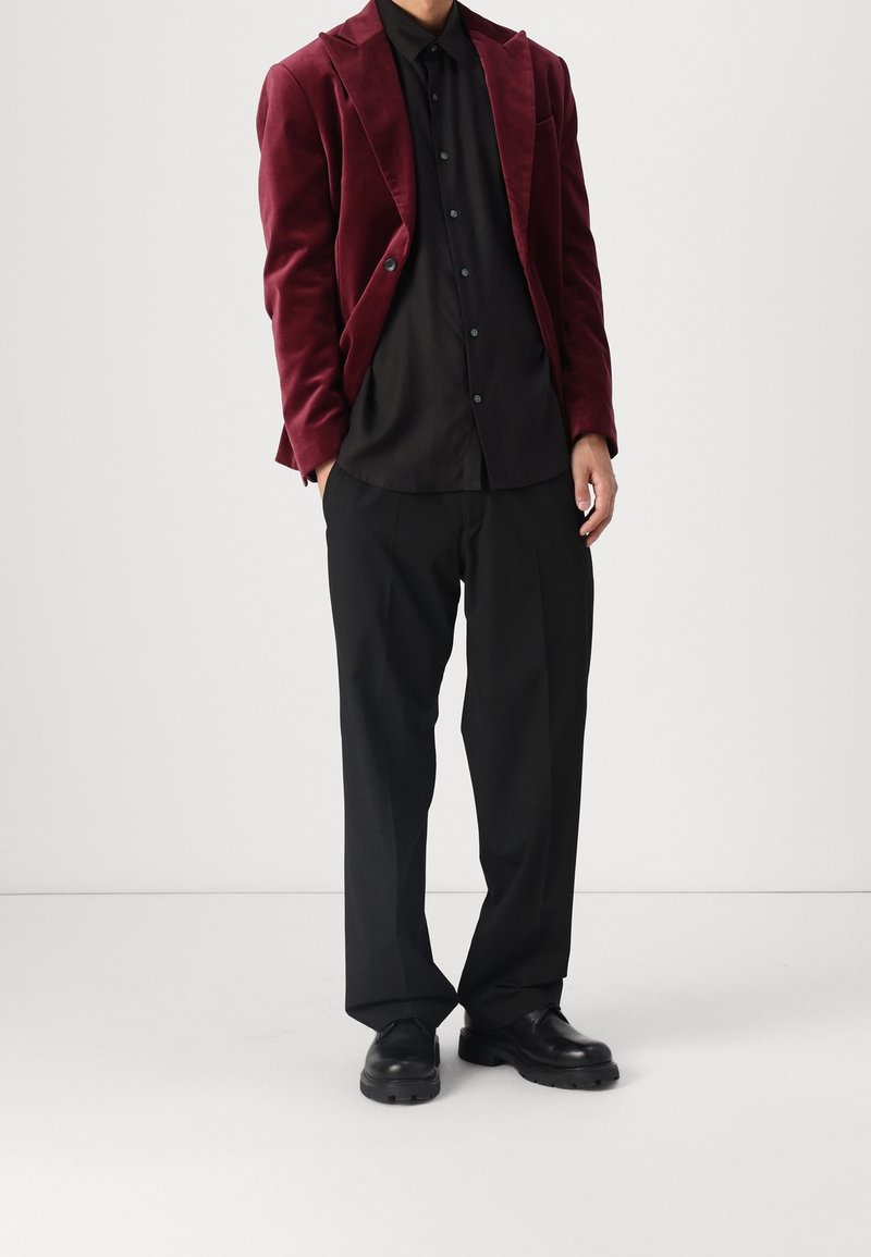 Pantalon De Costume Noir Pour Homme - Taille Regular 32w - Coupe Classique Et Confortable