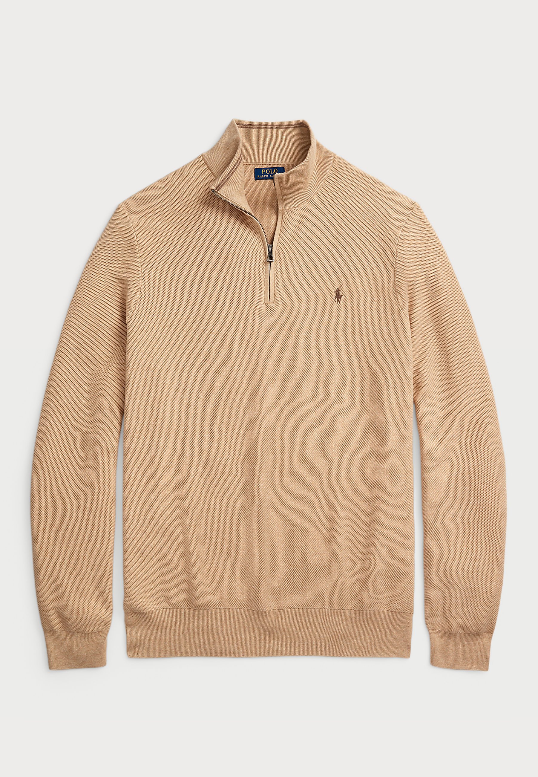 Polo Ralph Lauren CABLE-KNIT COTTON QUARTER-ZIP SWEATER