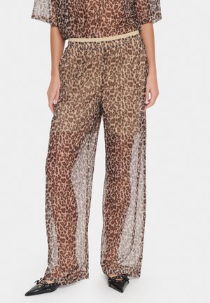 LOREENSZ - Trousers - black reg leo