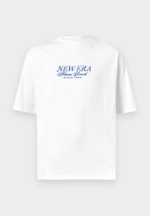 New Era VACATION GRAPHIC TEE UNISEX - Print T-shirt - white