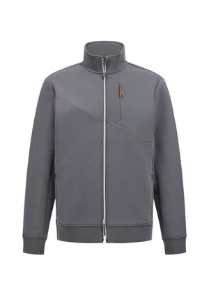 Boggi Milano Zip-up sweatshirt - charcoal
