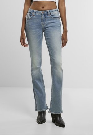 BECCA FLAP - Bootcut jeans - blue
