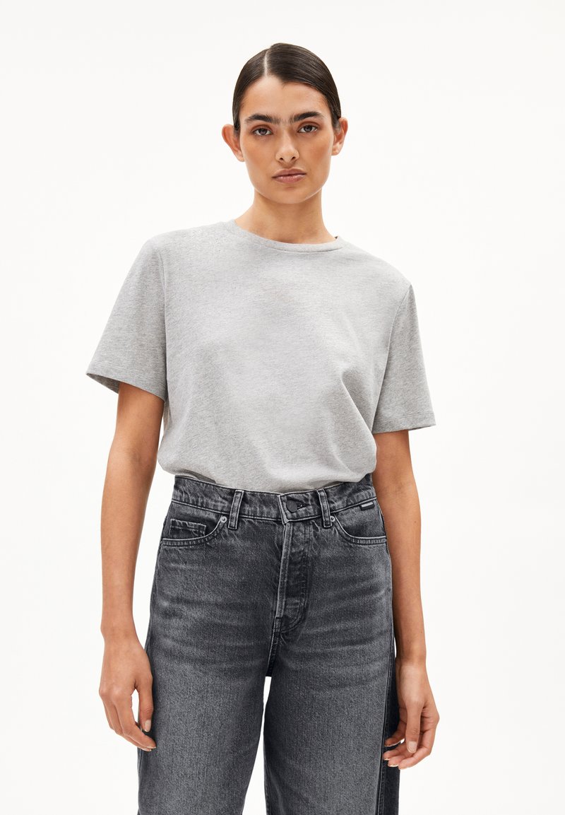 ARMEDANGELS - T-Shirt basic - silver melange, Vergrößern