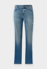 JUNNA - Traperice uskog kroja - mid blue