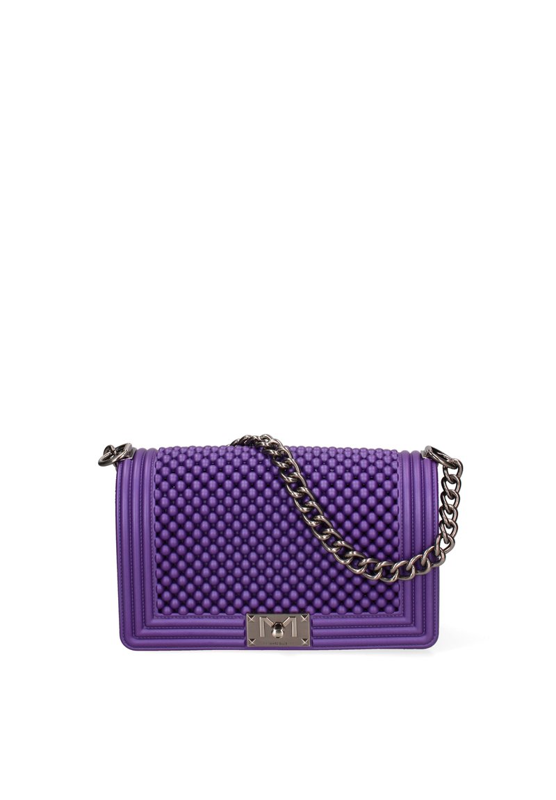 Marc Ellis Handtas - purple and silver